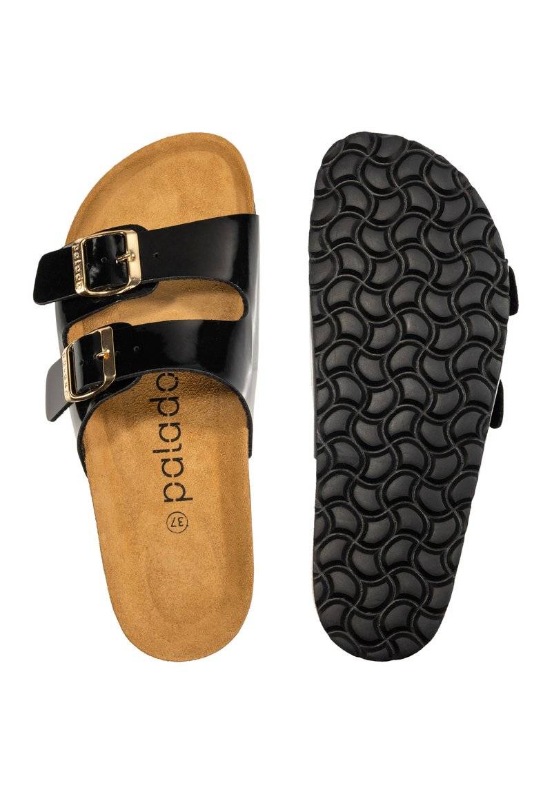 Palado Palado MILOS - Mules - lack schwarz Cyber Monday