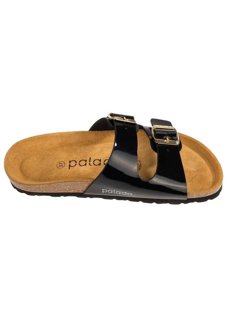 Palado Palado MILOS - Mules - lack schwarz Cyber Monday
