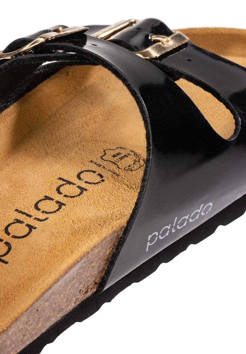 Palado Palado MILOS - Mules - lack schwarz Cyber Monday