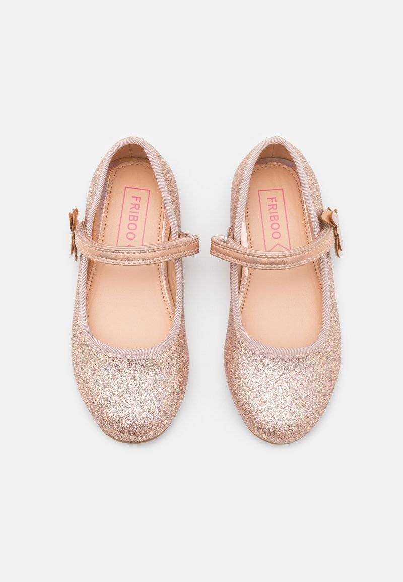 Friboo Friboo Ankle strap ballet pumps - rose gold Weihnachtsangebot
