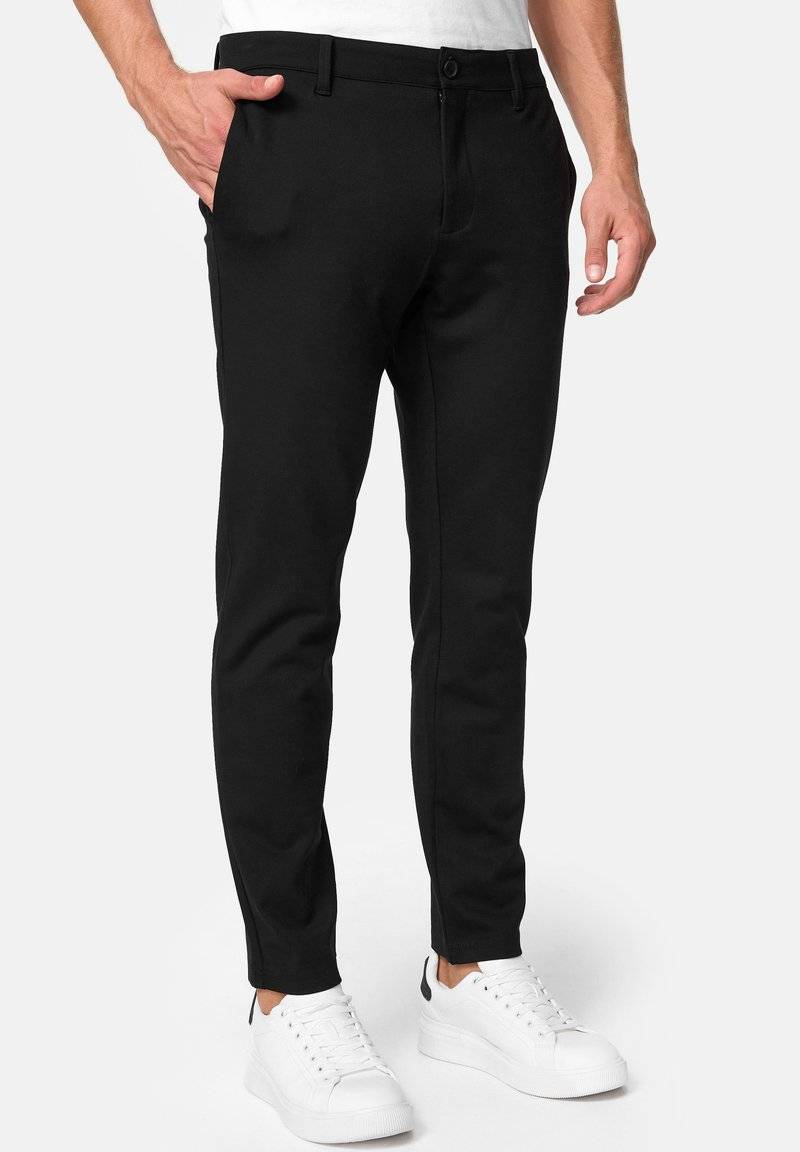INDICODE JEANS INDICODE JEANS SUPER STRETCH RODEKRO - Chinos - black 50% Rabatt mit kostenlosem Versand