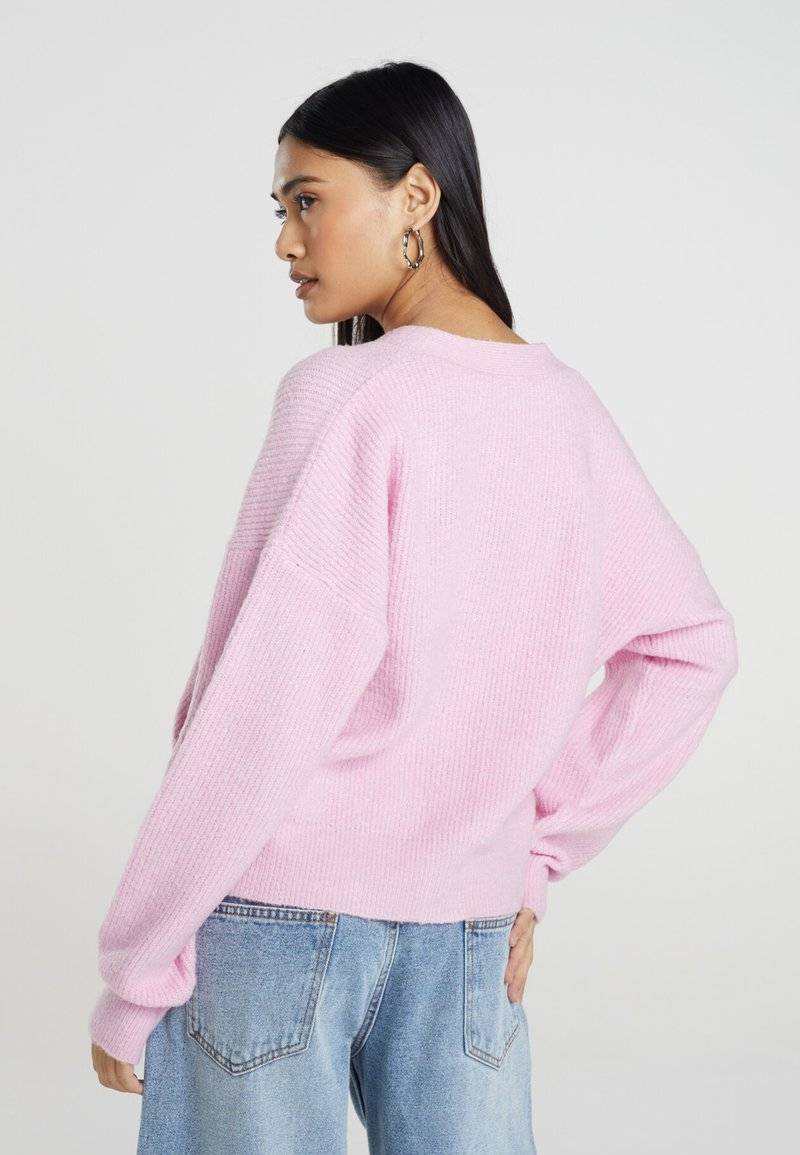Brave Soul Brave Soul LKC-230DAFFIE - Cardigan - pink Clearance-Verkauf