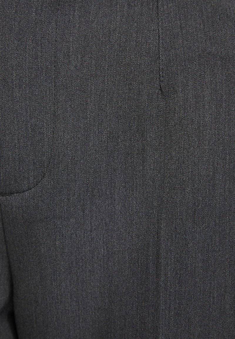 Bershka Bershka WIDE-LEG TAILORED - Trousers - mottled dark grey zollfrei