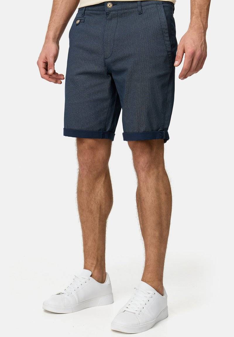 INDICODE JEANS INDICODE JEANS CUBA - Shorts - mottled blue Rabatt