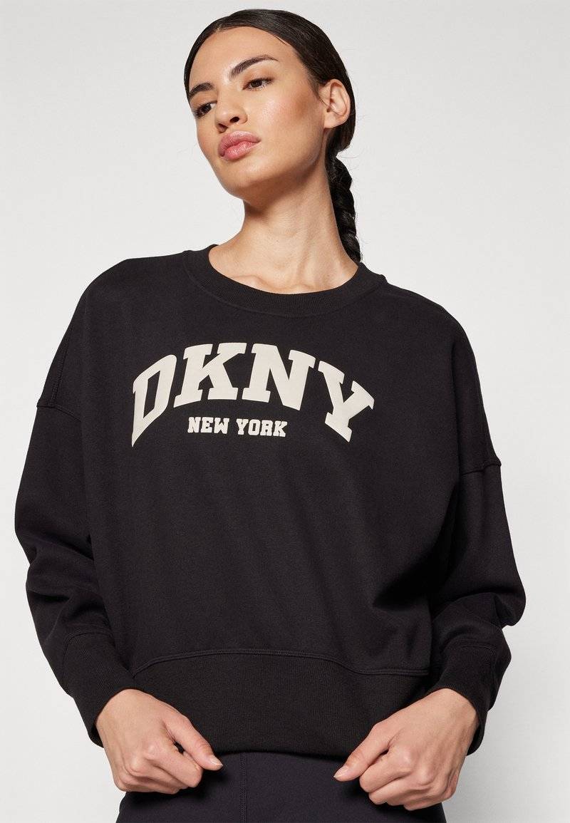 DKNY DKNY VARSITY PUFF LOGO SLEEVE - Sweatshirt Heißer Verkauf