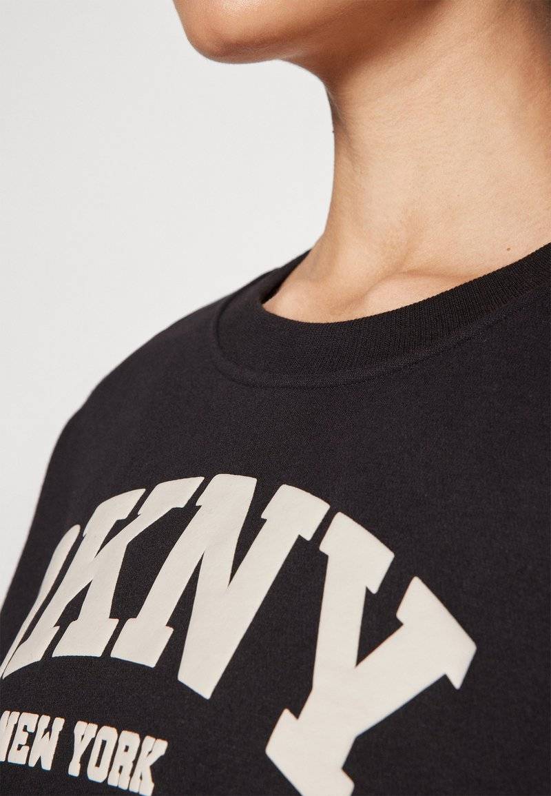 DKNY DKNY VARSITY PUFF LOGO SLEEVE - Sweatshirt Heißer Verkauf