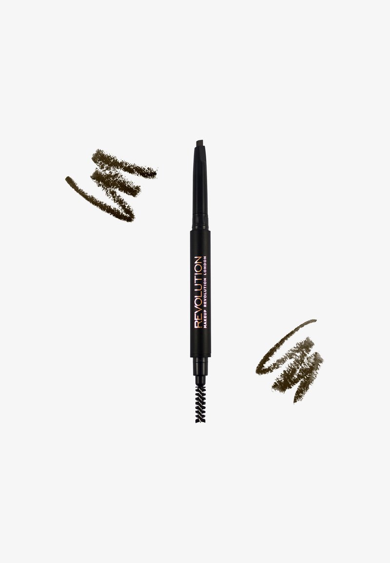 Makeup Revolution Makeup Revolution REVOLUTION DUO BROW DEFINER PENCIL - Eyebrow pencil - medium brown Meist gekauft