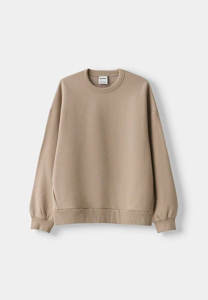 Bershka Bershka Sweatshirt - sand Kostenloser Versand