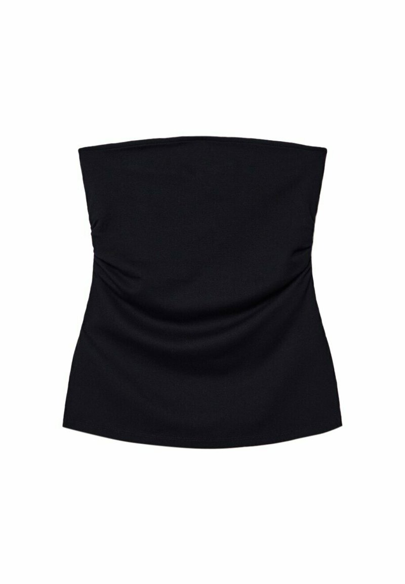 Stradivarius Stradivarius BANDEAU WITH SIDE VENTS - Top - black Versandkostenfrei