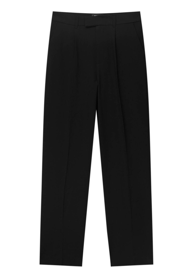 PULL&BEAR PULL&BEAR DARTED SMART - Trousers - black Exklusivangebot