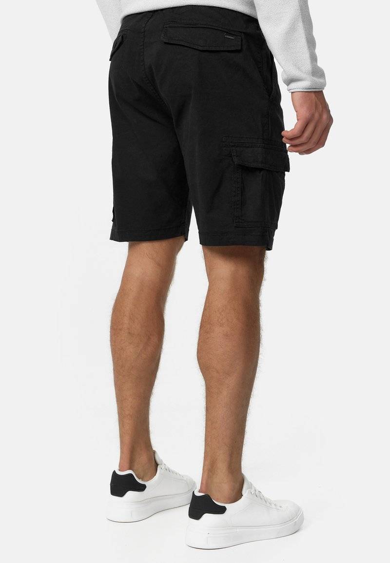 INDICODE JEANS INDICODE JEANS KINNAIRD - Shorts - black Lagerräumung