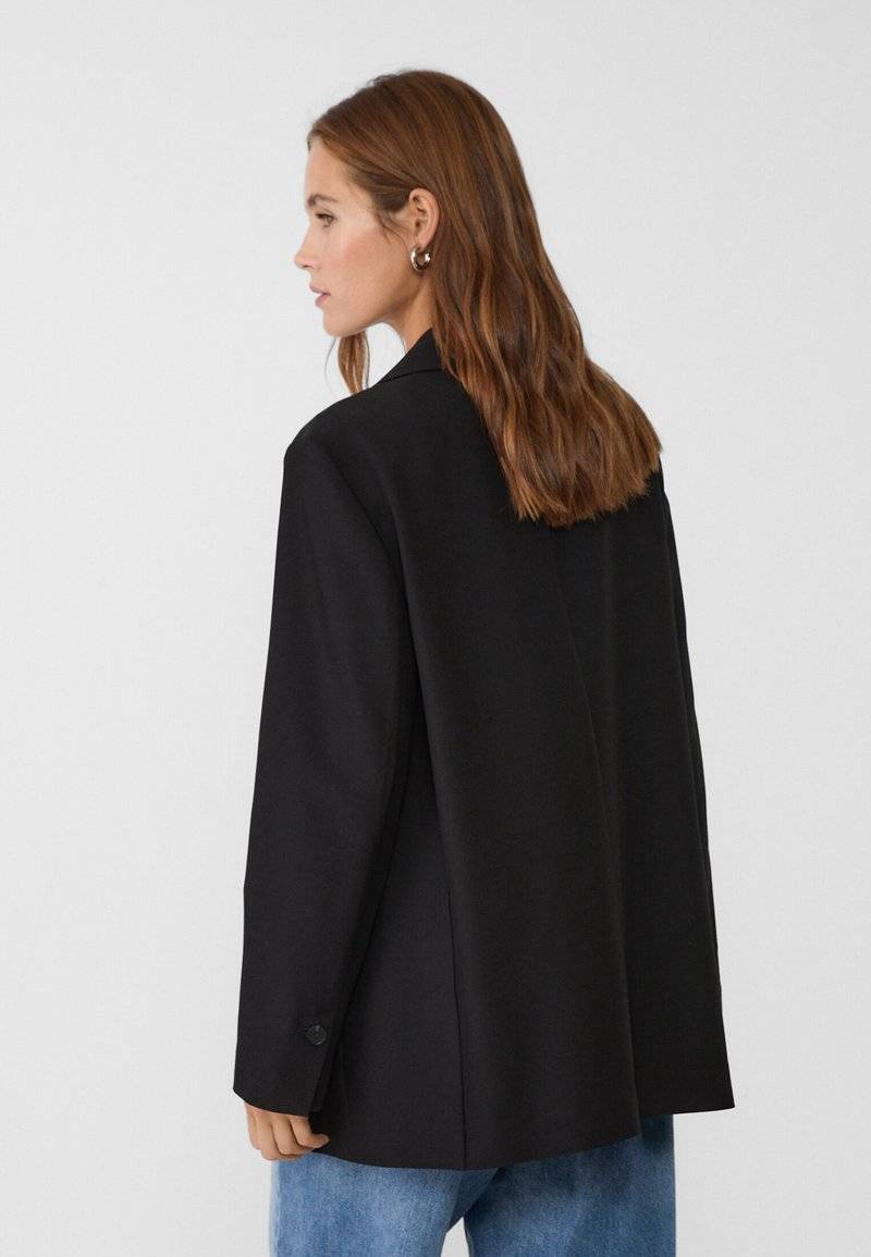Stradivarius Stradivarius REGULAR FIT - Short coat - black Top Angebot