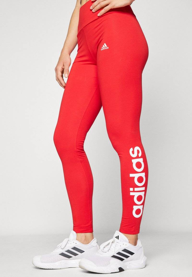 adidas Sportswear adidas Sportswear ESSENTIALS HIGH-WAISTED - Leggings - better scarlet Fabrikpreis