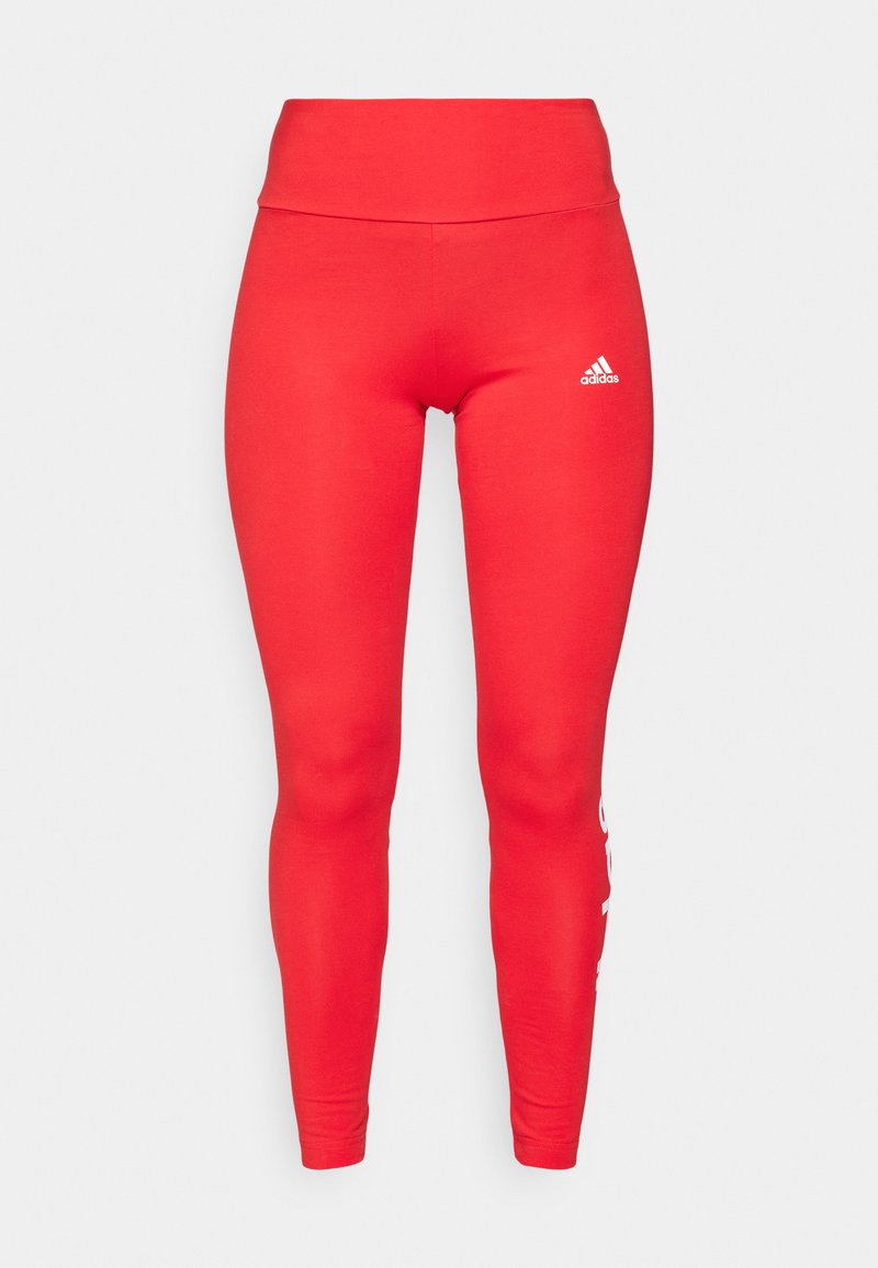 adidas Sportswear adidas Sportswear ESSENTIALS HIGH-WAISTED - Leggings - better scarlet Fabrikpreis