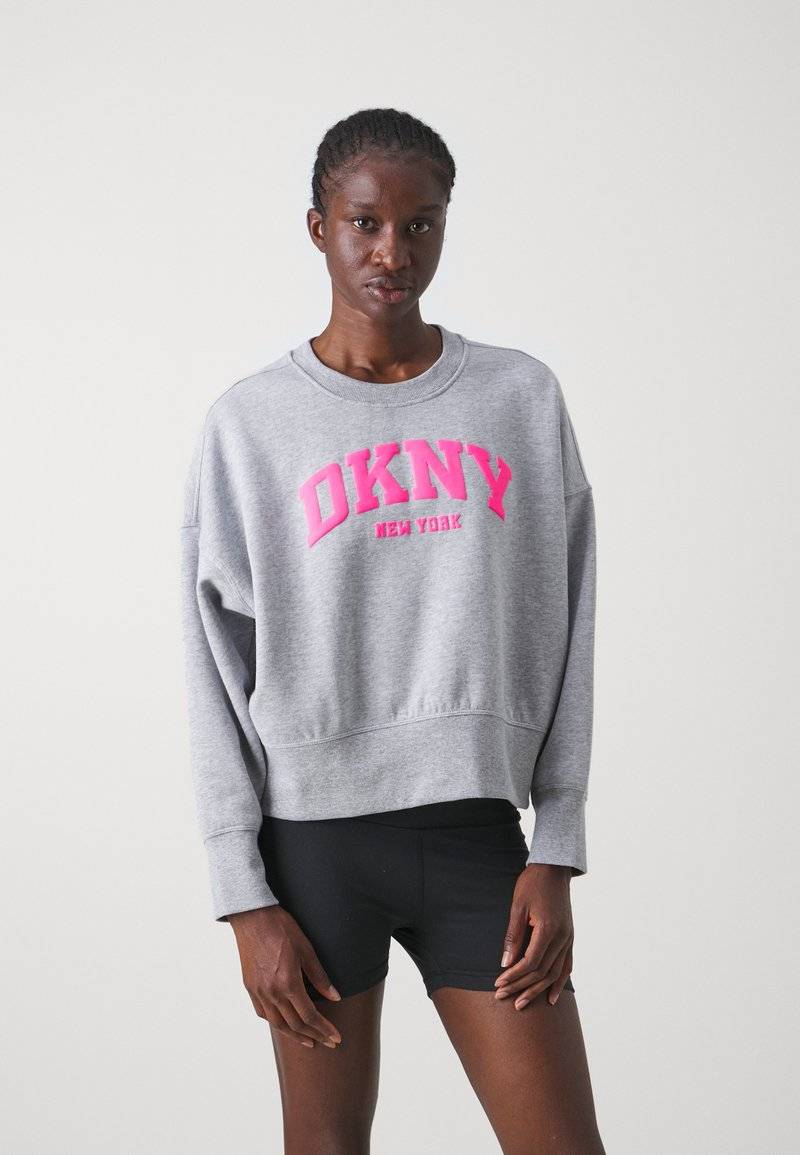 DKNY DKNY VARSITY PUFF LOGO SLEEVE - Sweatshirt Saisonschlussverkauf
