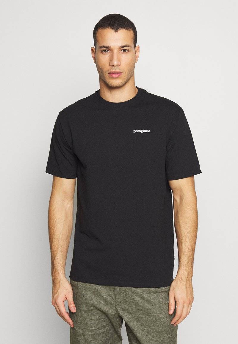 Patagonia Patagonia LOGO TEE - Print T-shirt - black Cyber Monday