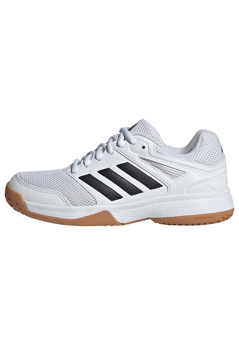 adidas Performance adidas Performance SPEEDCOURT INDOOR KIDS - Stability running shoes - cloud white core black gum Bis zu 50% Rabatt