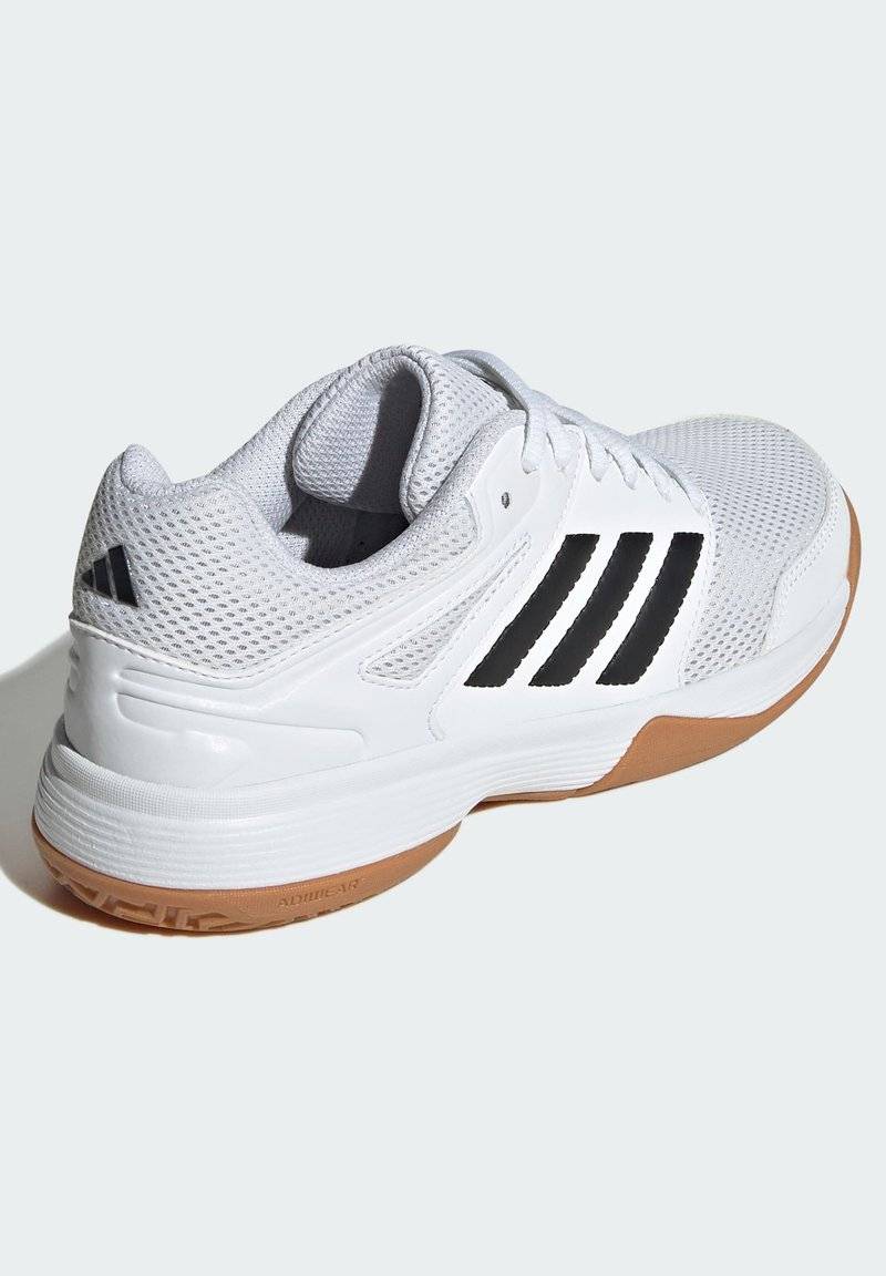 adidas Performance adidas Performance SPEEDCOURT INDOOR KIDS - Stability running shoes - cloud white core black gum Bis zu 50% Rabatt