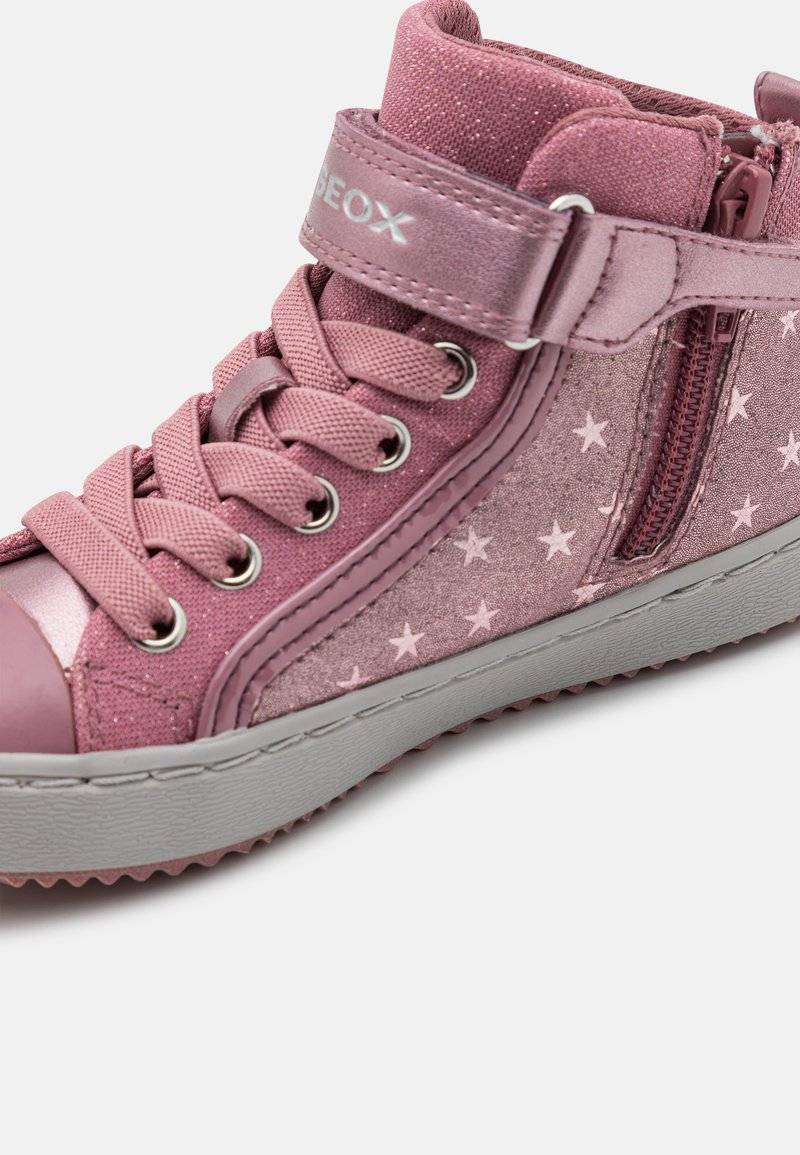Geox Geox KALISPERA GIRL - High-top trainers - dark pink Bis zu 65% Rabatt