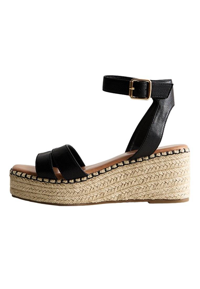 New Look New Look Espadrilles - black Riesige Rabatte