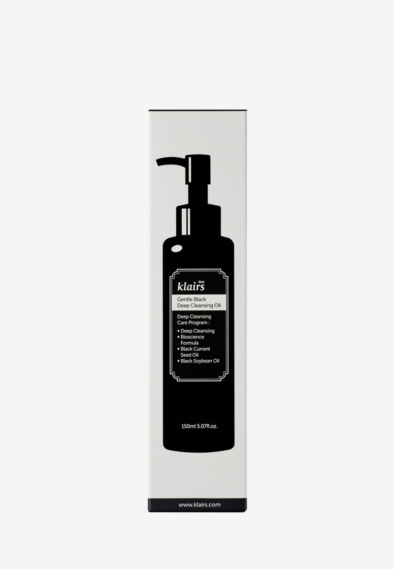 klairs klairs GENTLE BLACK DEEP CLEANSING OIL 150ML - Cleanser Fabrikladen