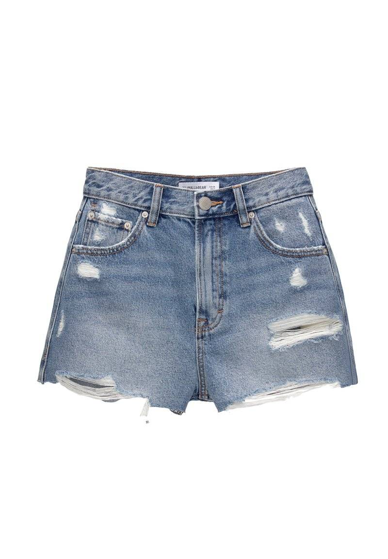 PULL&BEAR PULL&BEAR Denim shorts - blue denim Günstig kaufen