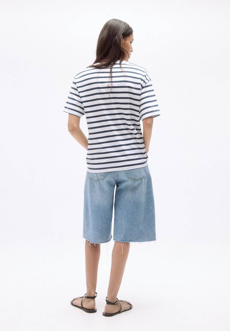 PULL&BEAR PULL&BEAR SHORT SLEEVE - Basic T-shirt - dark blue Versandkostenfrei