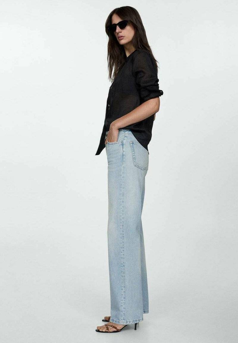 Mango Mango Straight leg jeans - hellblau Flash Sale