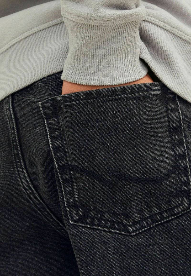 Jack & Jones Junior Jack & Jones Junior ALEX ORIGINAL MF BAGGY - Flared Jeans - black denim Osterangebot