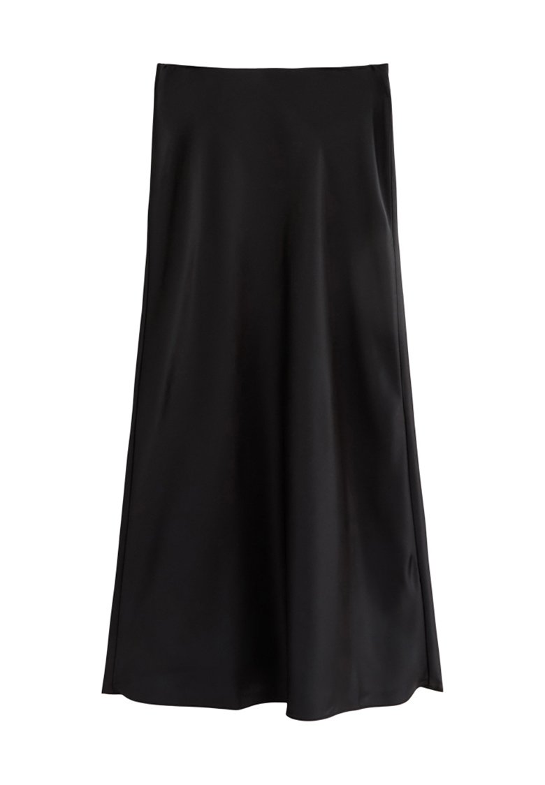 New Look New Look BIAS CUT MIDI - A-line skirt - black Top Angebot
