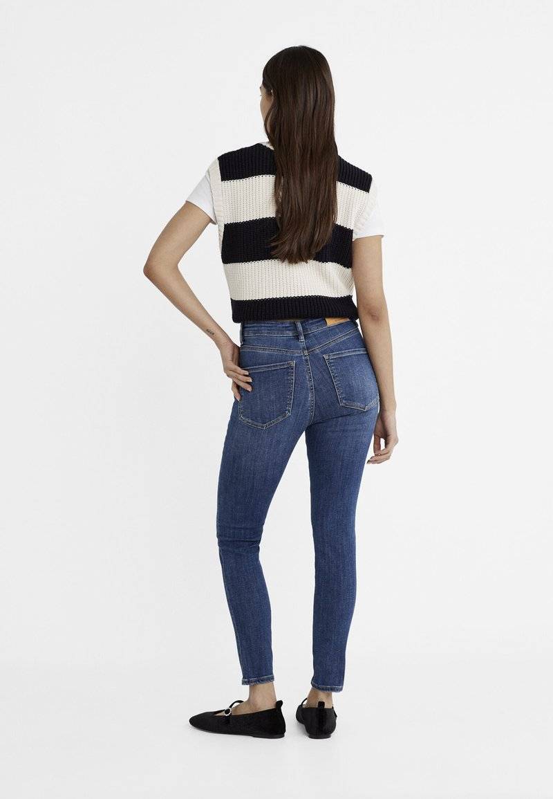 Stradivarius Stradivarius Jeans Skinny Fit - blue black denim Exklusive Angebote