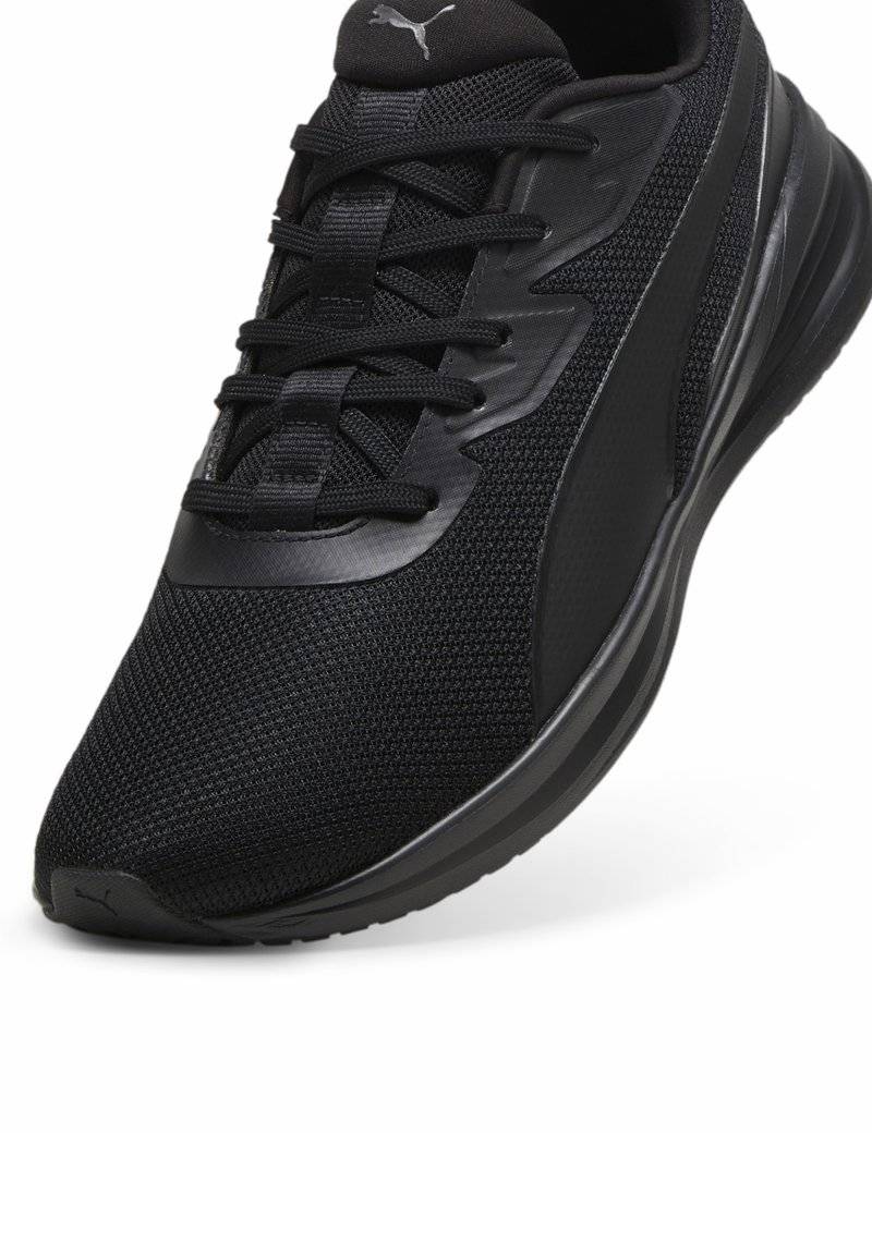 Puma Puma NIGHT RUNNER - Stability running shoes - black Sonderangebote