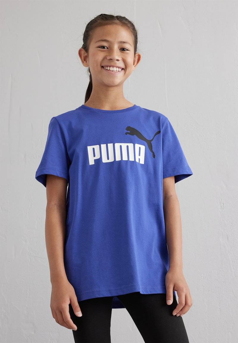 Puma Puma LOGO TEE UNISEX - Print T-shirt - lapis lazuli