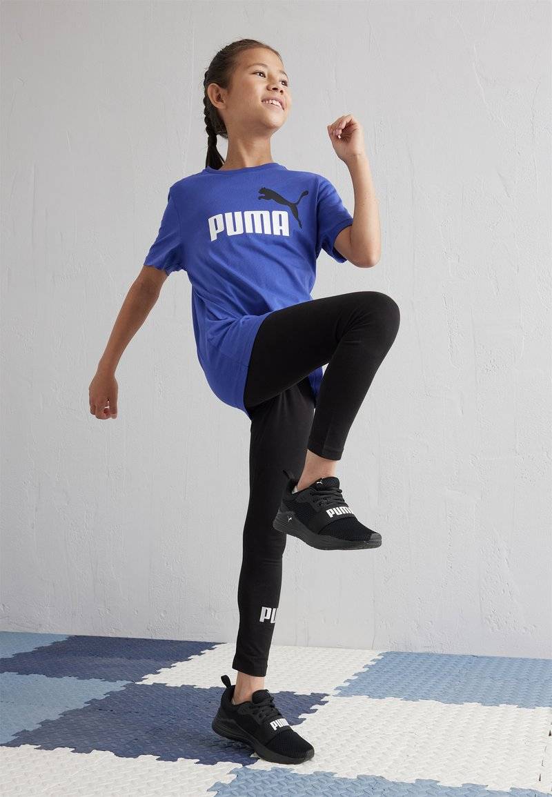 Puma Puma LOGO TEE UNISEX - Print T-shirt - lapis lazuli Riesige Ersparnisse