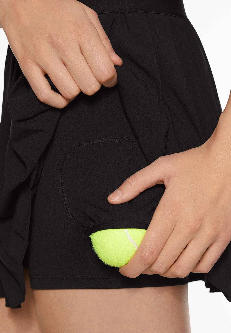 OYSHO OYSHO PLEATED COMPRESSIVE - Sports skirt - black VIP-Rabatte