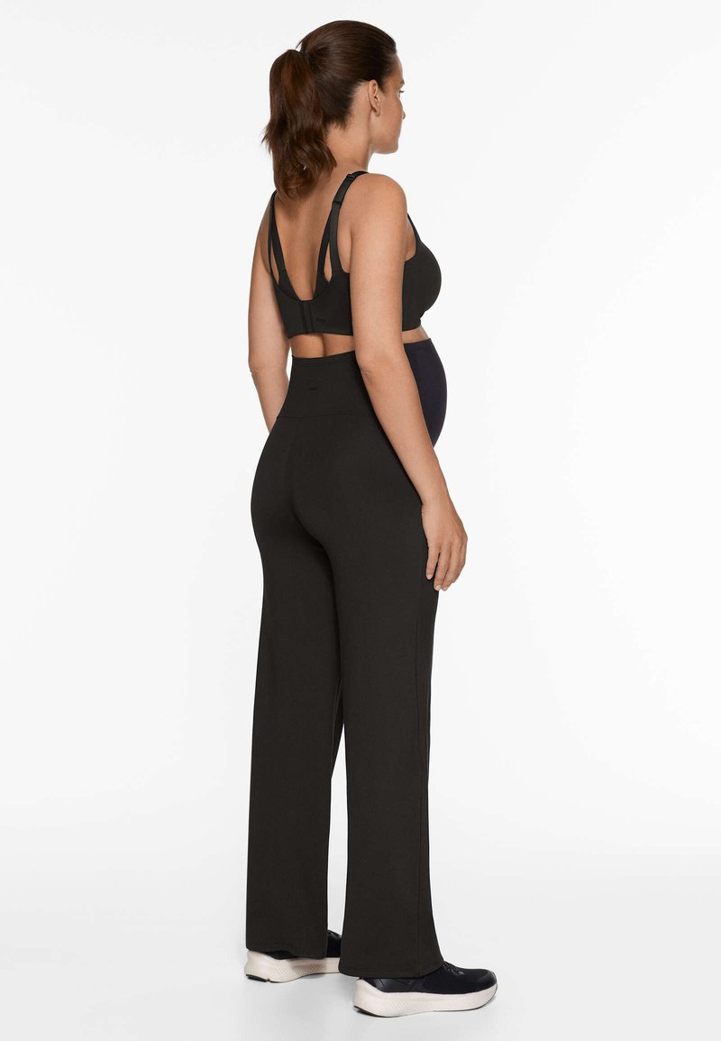 OYSHO OYSHO COMFORTLUX MATERNITY STRAIGHT-LEG - Trousers - black Bis zu 60% Rabatt