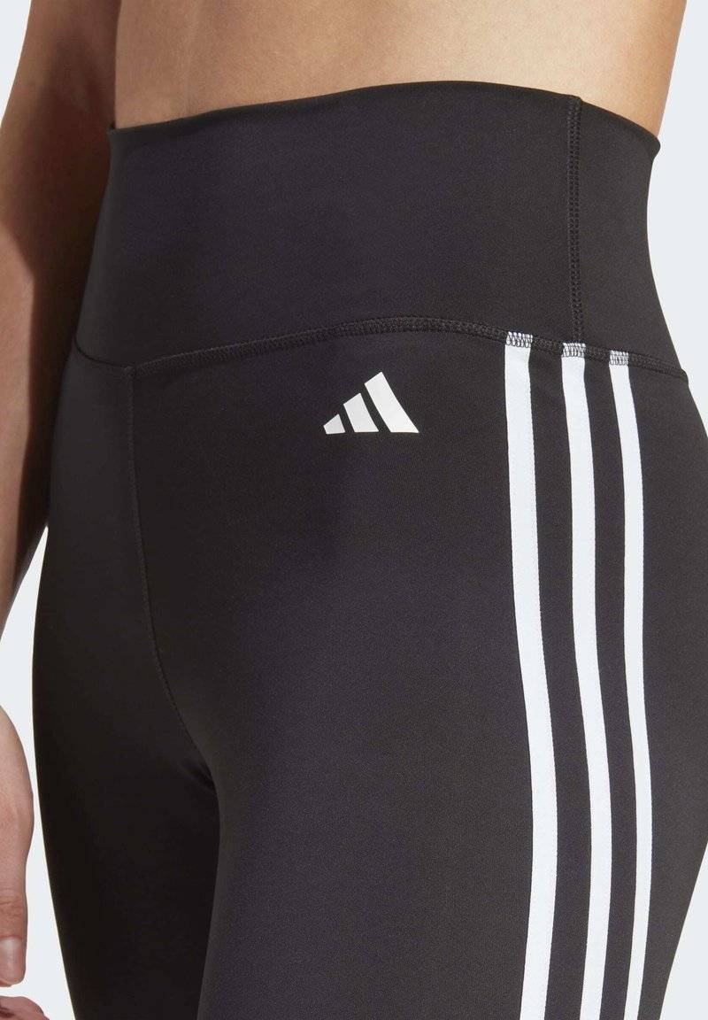 adidas Performance adidas Performance ESSENTIALS 3-STRIPES HIGH-WAISTED 7/8 - Leggings - black Flash Sale