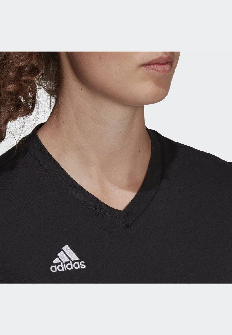adidas Performance adidas Performance ENTRADA - Basic T-shirt - black Räumungsverkauf