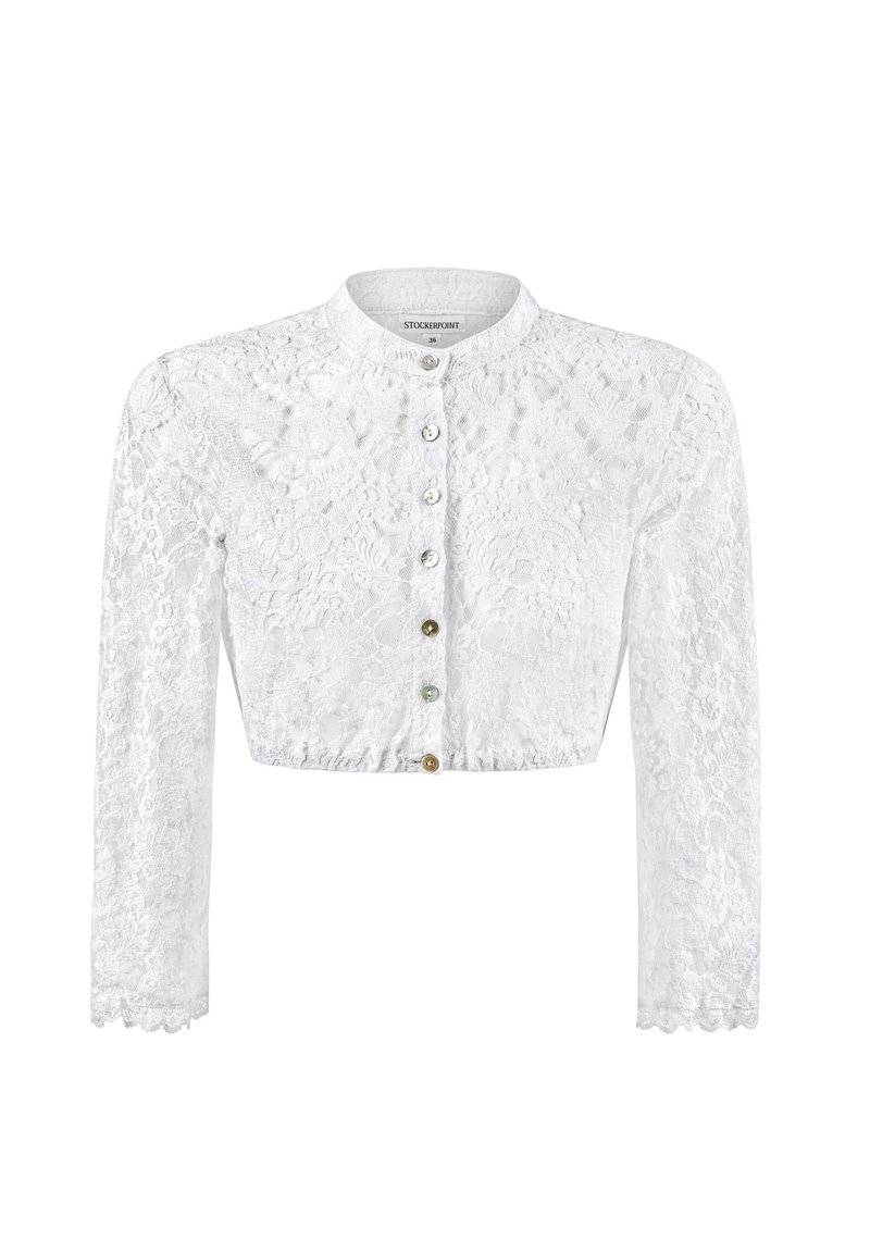 Stockerpoint Stockerpoint CANDY - Button-down blouse - weiss Zeitbegrenzte Promotion