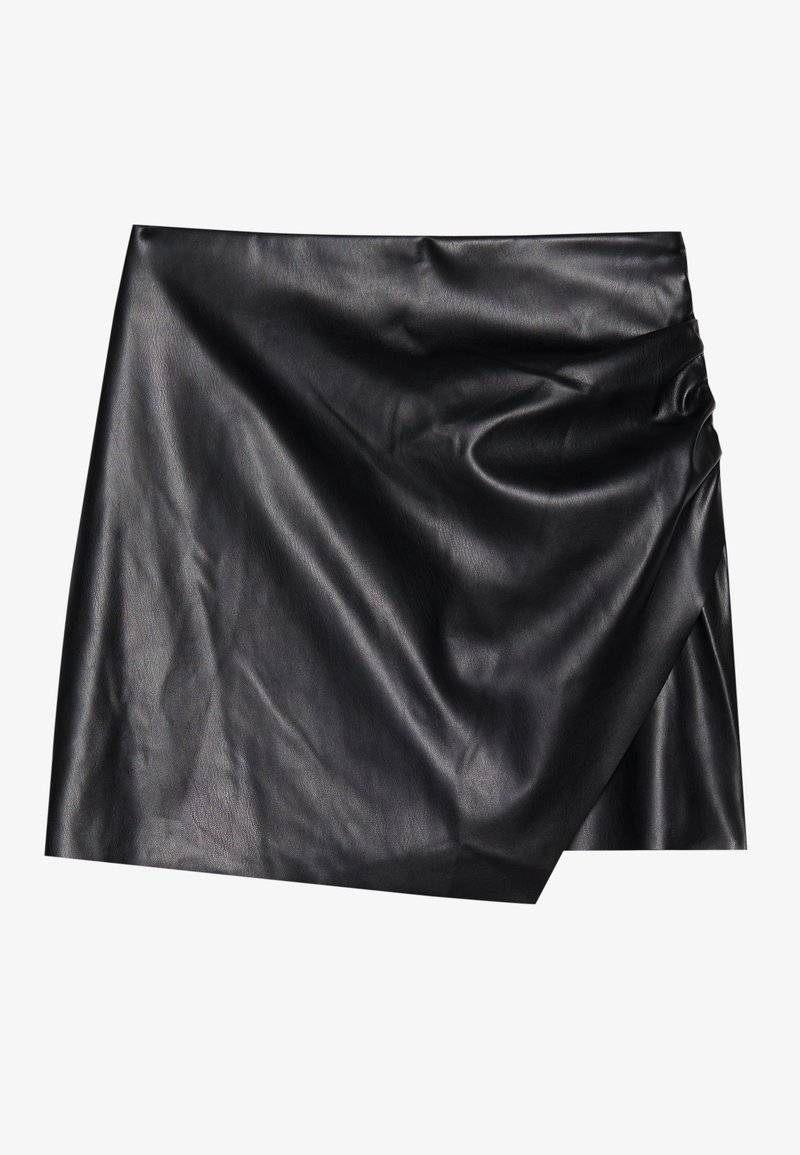 Even&Odd Even&Odd Mini skirt - black Vierteljährliche Förderung