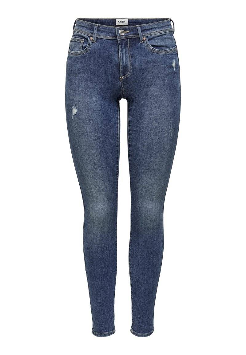 ONLY ONLY ONLWAUW LIFE MID - Jeans Skinny Fit - medium blue denim Discount Store für neue Produkte