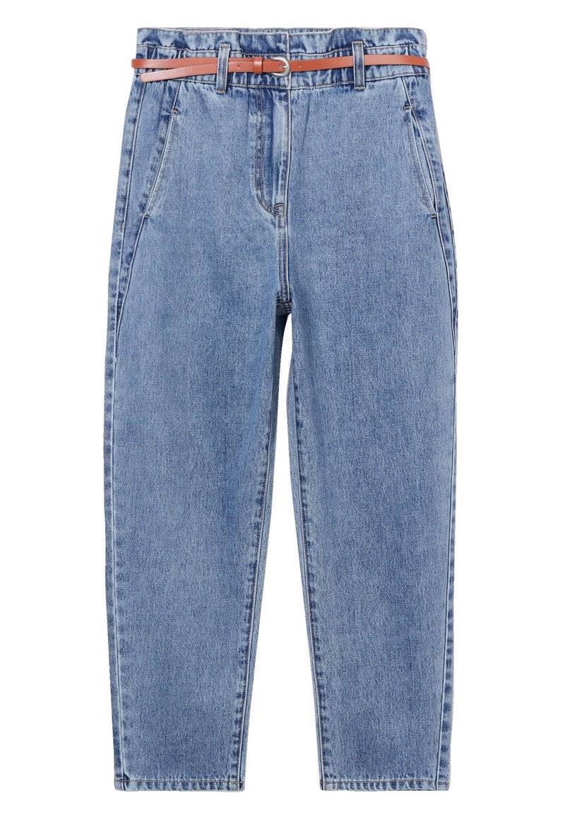 Cache Cache Cache Cache SLOUCHY-MIT GÜRTEL - Jeans Tapered Fit - denim stone Riesige Rabatte