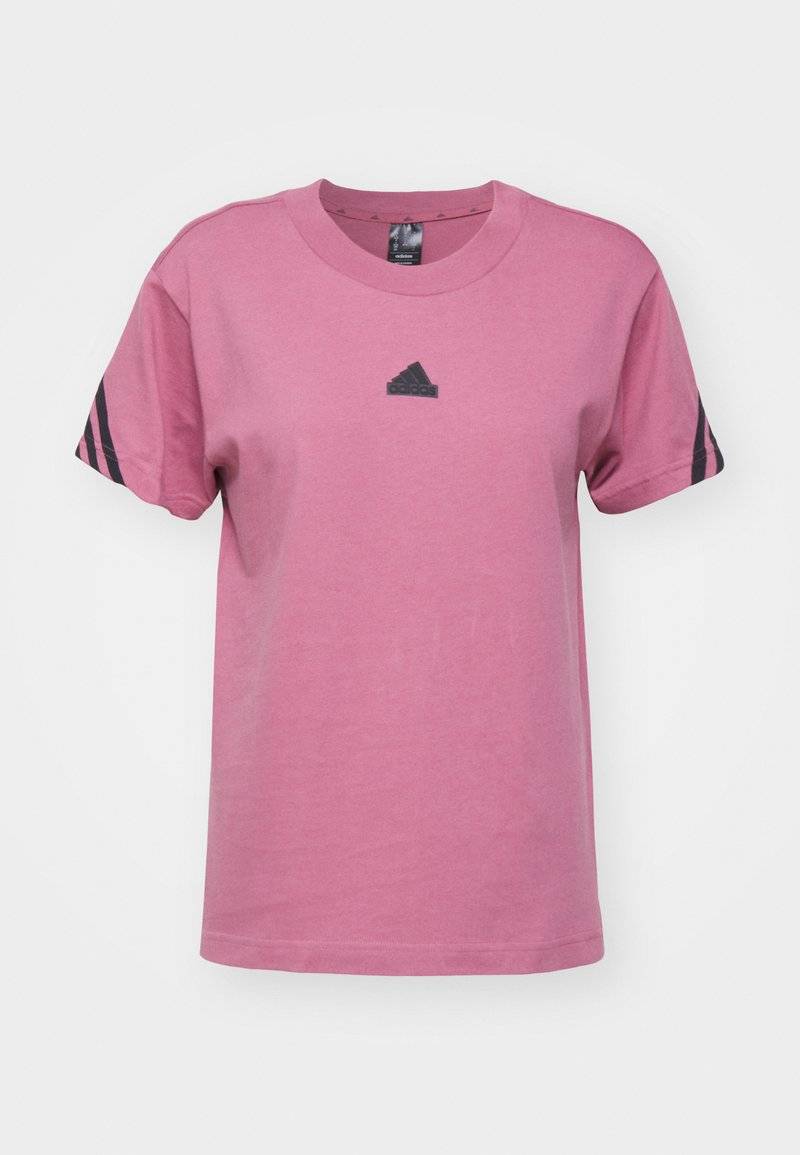 adidas Sportswear adidas Sportswear FUTURE ICONS THREE STRIPES - Print T-shirt - preloved crimson Großer Ausverkauf