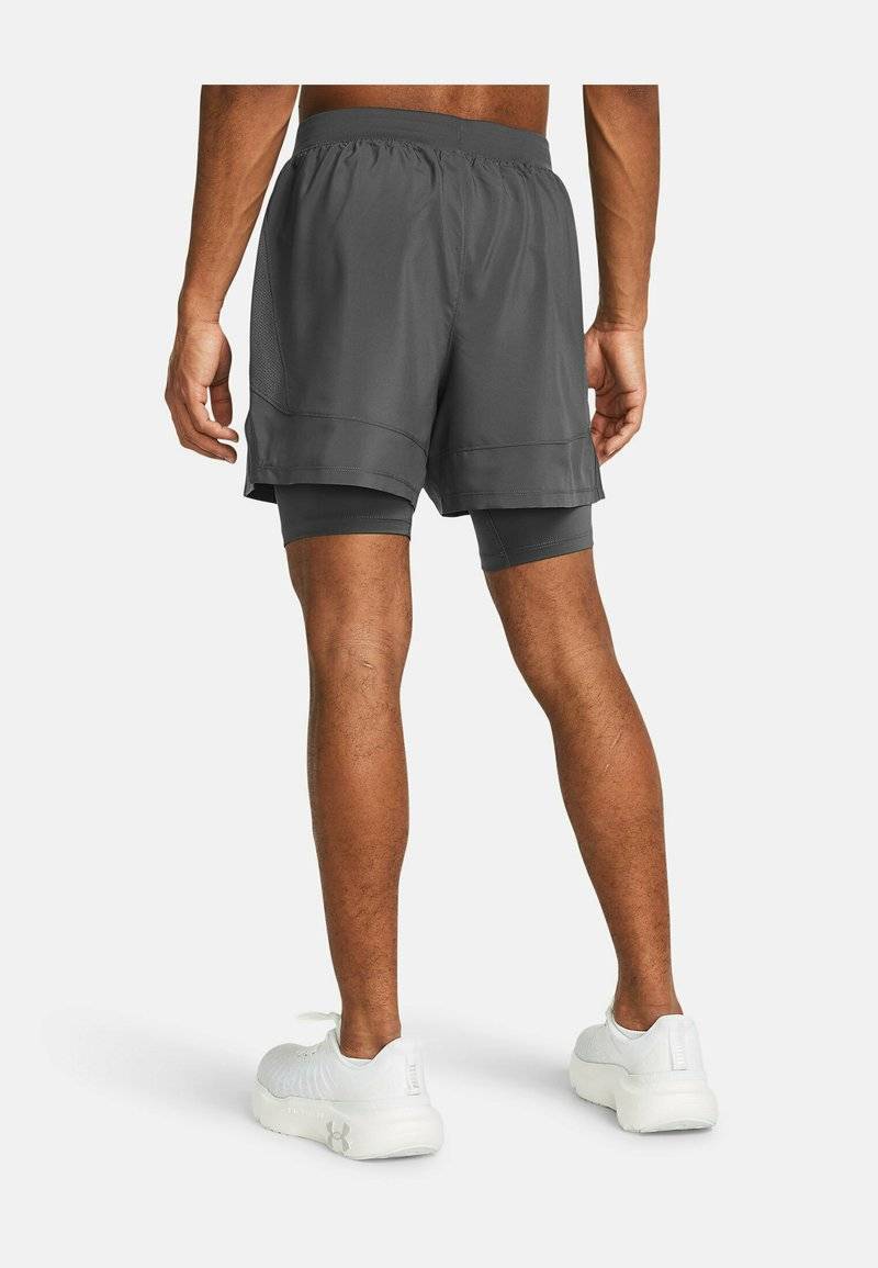 Under Armour Under Armour LAUNCH SHORTS 2-IN-1 - Sports shorts - castlerock Begrenztes Angebot