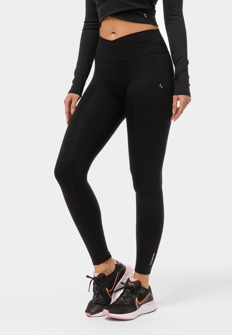 carpatree carpatree CROSSOVER HIGHWAIST - Leggings - black Jubiläumsangebot