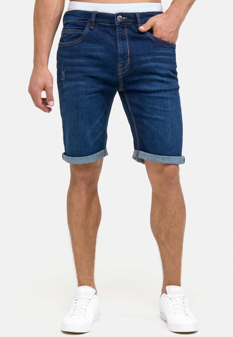 INDICODE JEANS INDICODE JEANS INCADEN - Denim shorts - blau JETZT KAUFEN