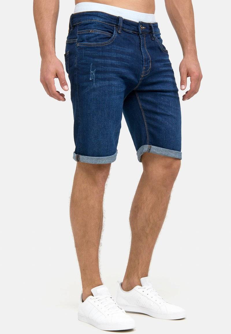 INDICODE JEANS INDICODE JEANS INCADEN - Denim shorts - blau JETZT KAUFEN