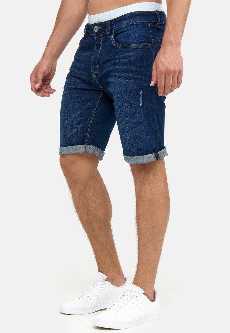 INDICODE JEANS INDICODE JEANS INCADEN - Denim shorts - blau JETZT KAUFEN