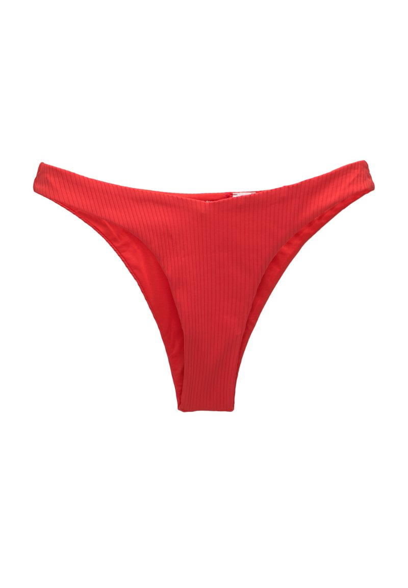 PULL&BEAR PULL&BEAR V-SHAPED - Bikini bottoms - red Sonderangebot der Fabrik