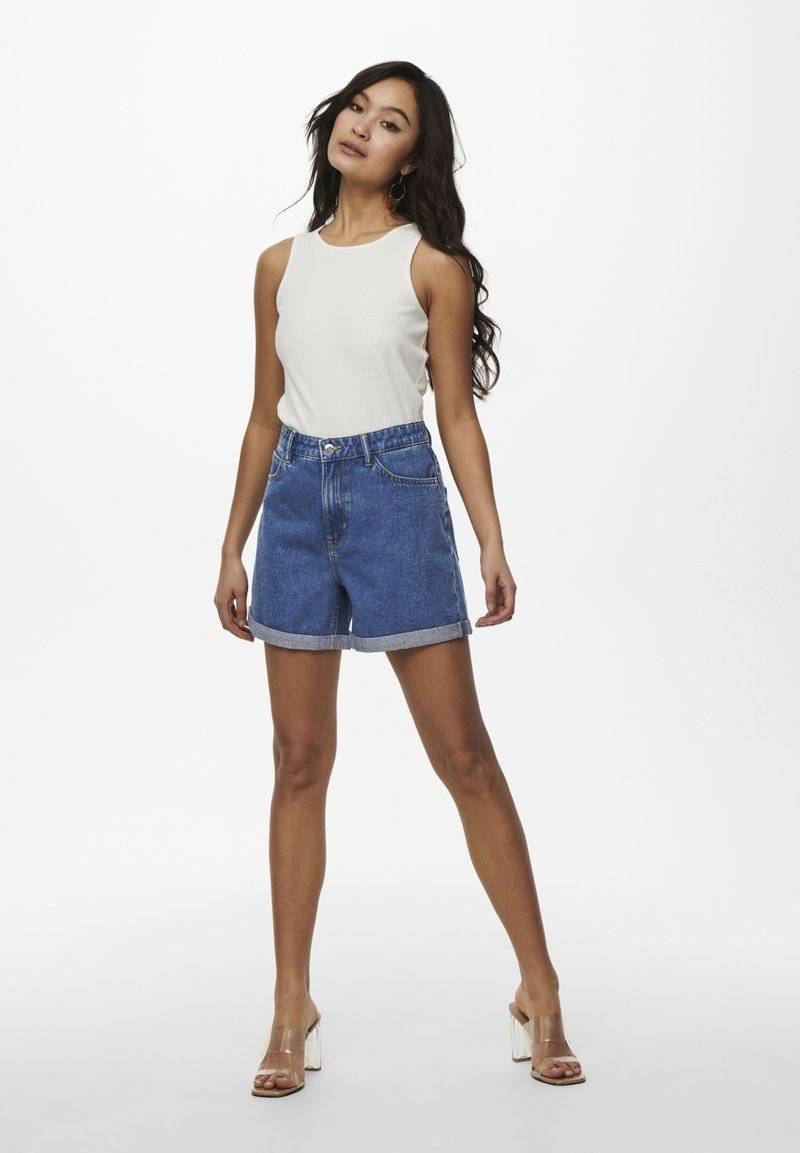 ONLY ONLY LIFE - Denim shorts - medium blue denim Discount Store für neue Produkte